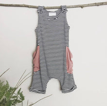 Load image into Gallery viewer, sleeveless baby girl summer romper
