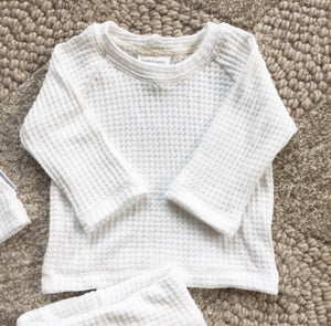 newborn white hospital outfit