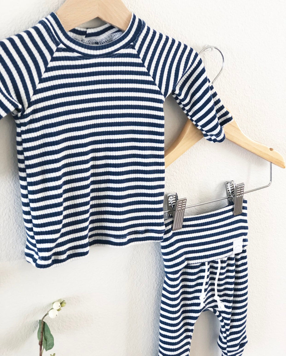 Rib Knit Newborn Baby Boy Clothes | Nautical Baby Outfit | Cute Boy Set ...