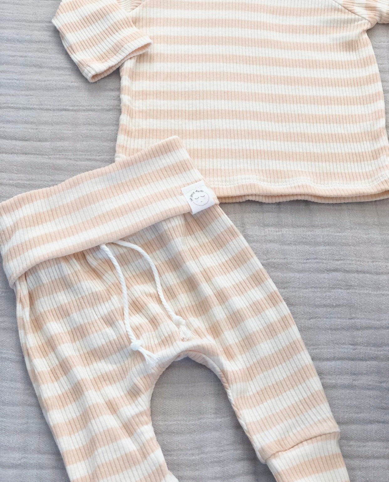 rib knit baby girl leggings