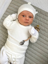 Load image into Gallery viewer, newborn white coming home outfit
