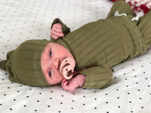 Load image into Gallery viewer, olive green baby boy clothes
