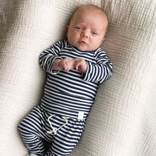 Load image into Gallery viewer, handmade rib knit newborn boy coming home outfit
