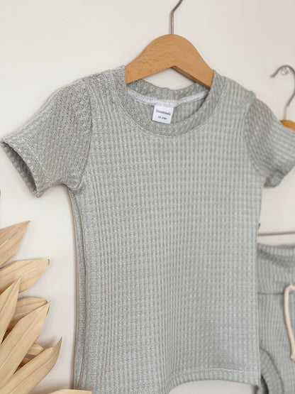 Mint summer baby boy outfit, bummies outfit, shirt and shorts set, two piece, baby boy clothes, summer baby clothes, boho baby, shorties.