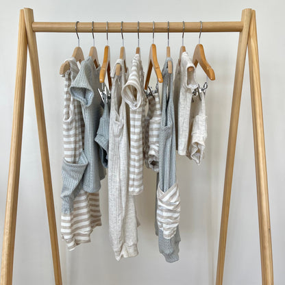 Oatmeal rib summer tank romper, gender neutral, overalls, sleeveless romper, baby boy clothes, baby girl clothes, beach outfit, boho.