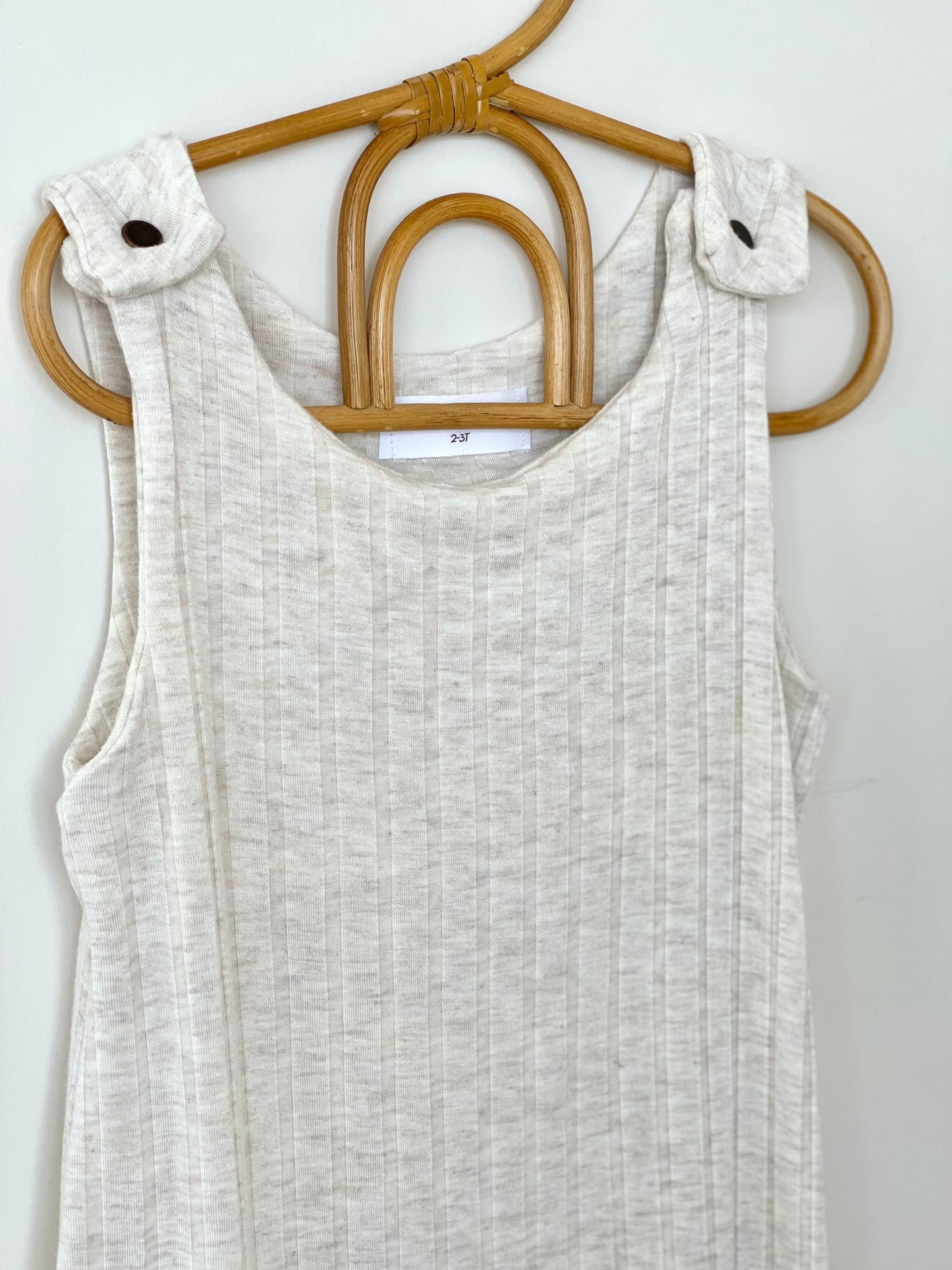 Oatmeal rib summer tank romper, gender neutral, overalls, sleeveless romper, baby boy clothes, baby girl clothes, beach outfit, boho.