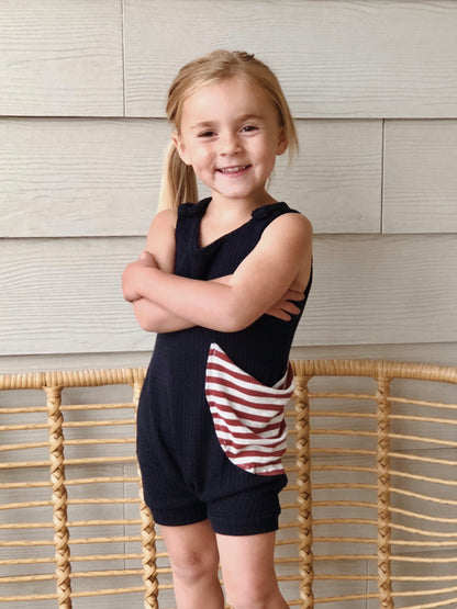patriotic kids tank romper
