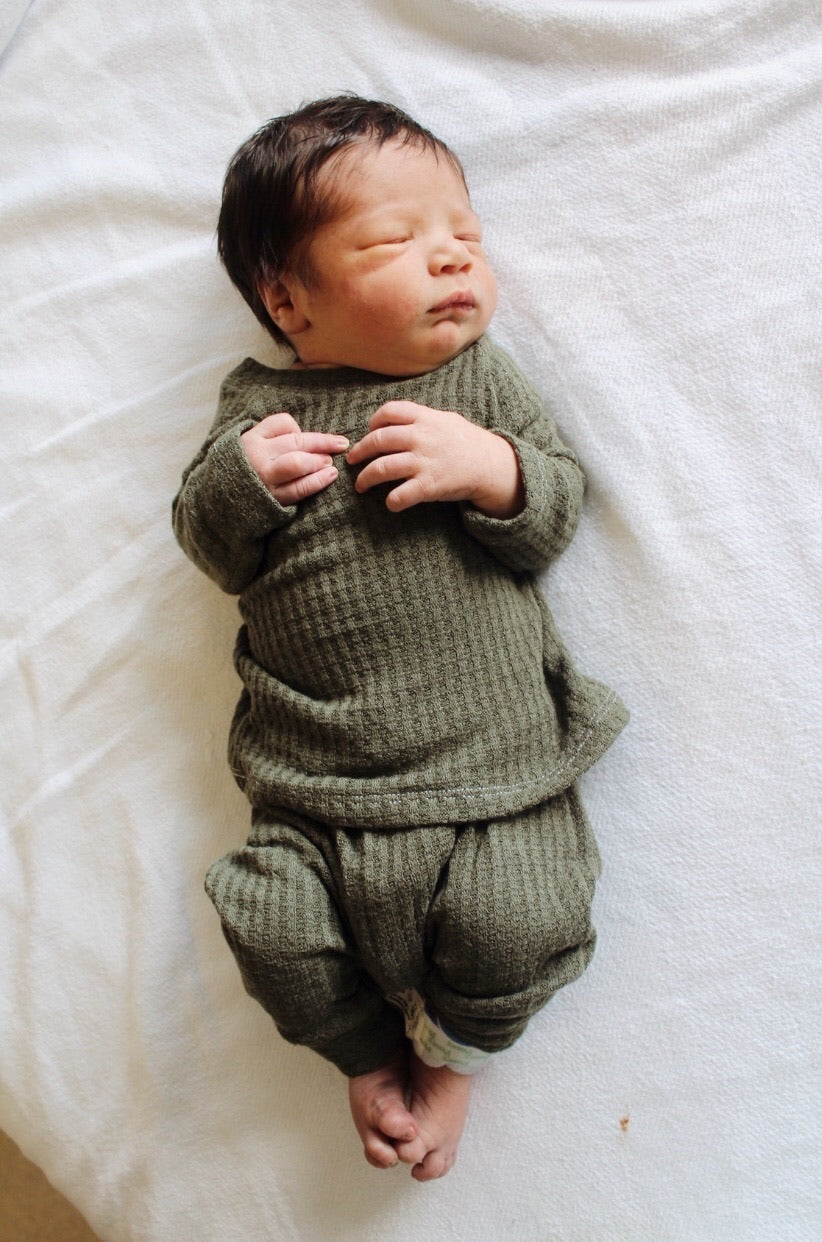 earthy tone baby clothes