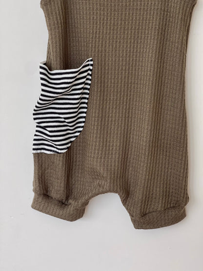 Green Pocket Romper