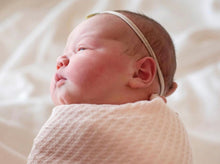 Load image into Gallery viewer, newborn girl waffle blanket
