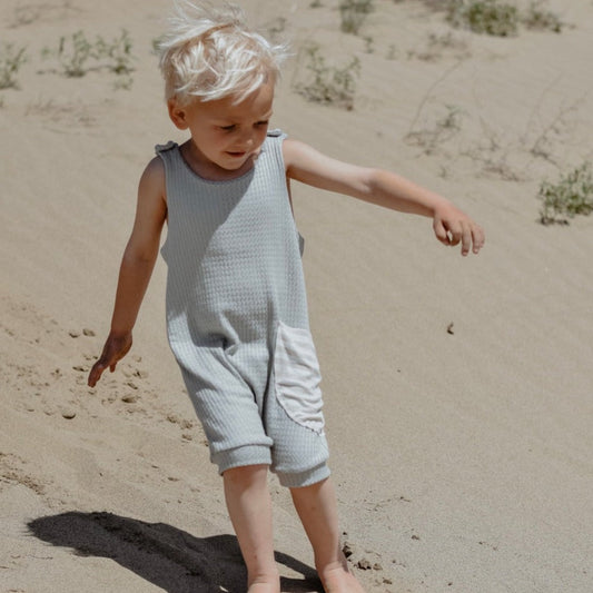 summer baby boy tank romper