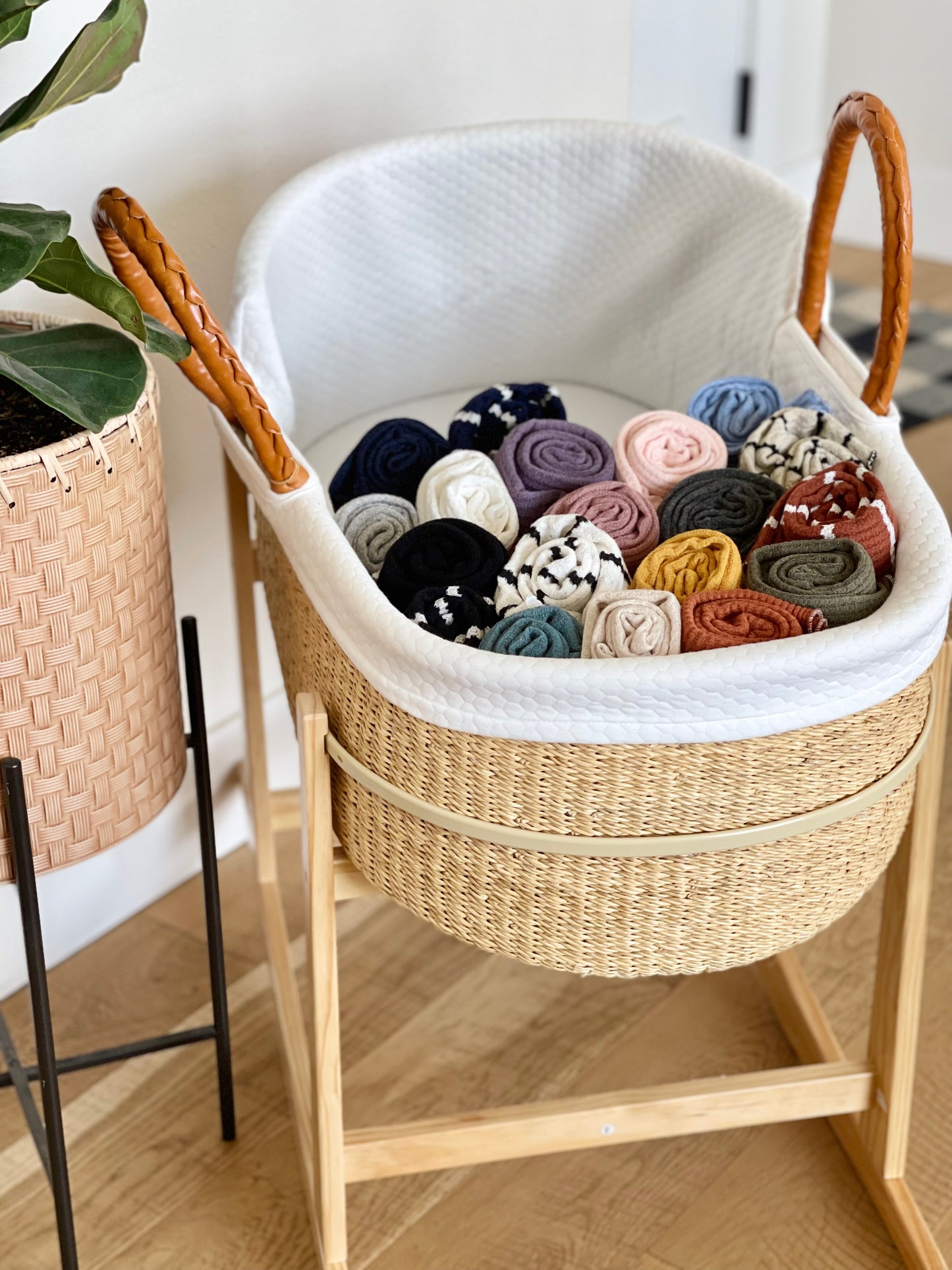 waffle knit baby blankets