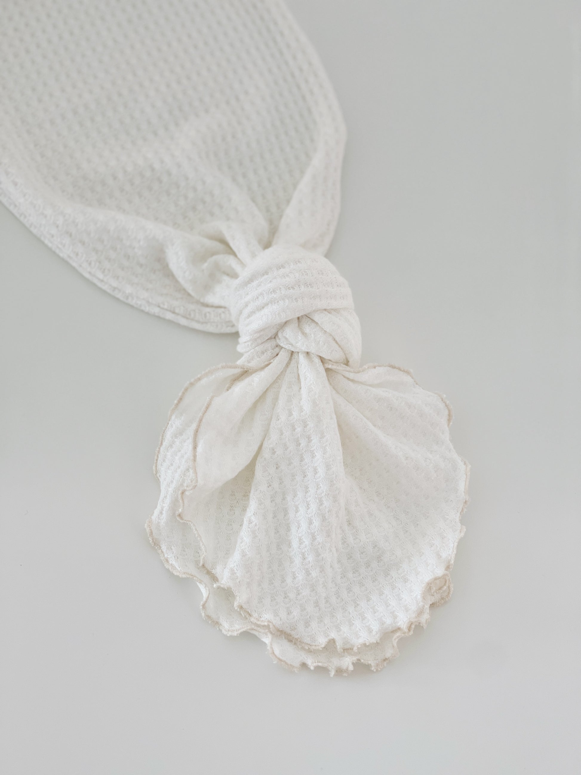 white knot gown for babies