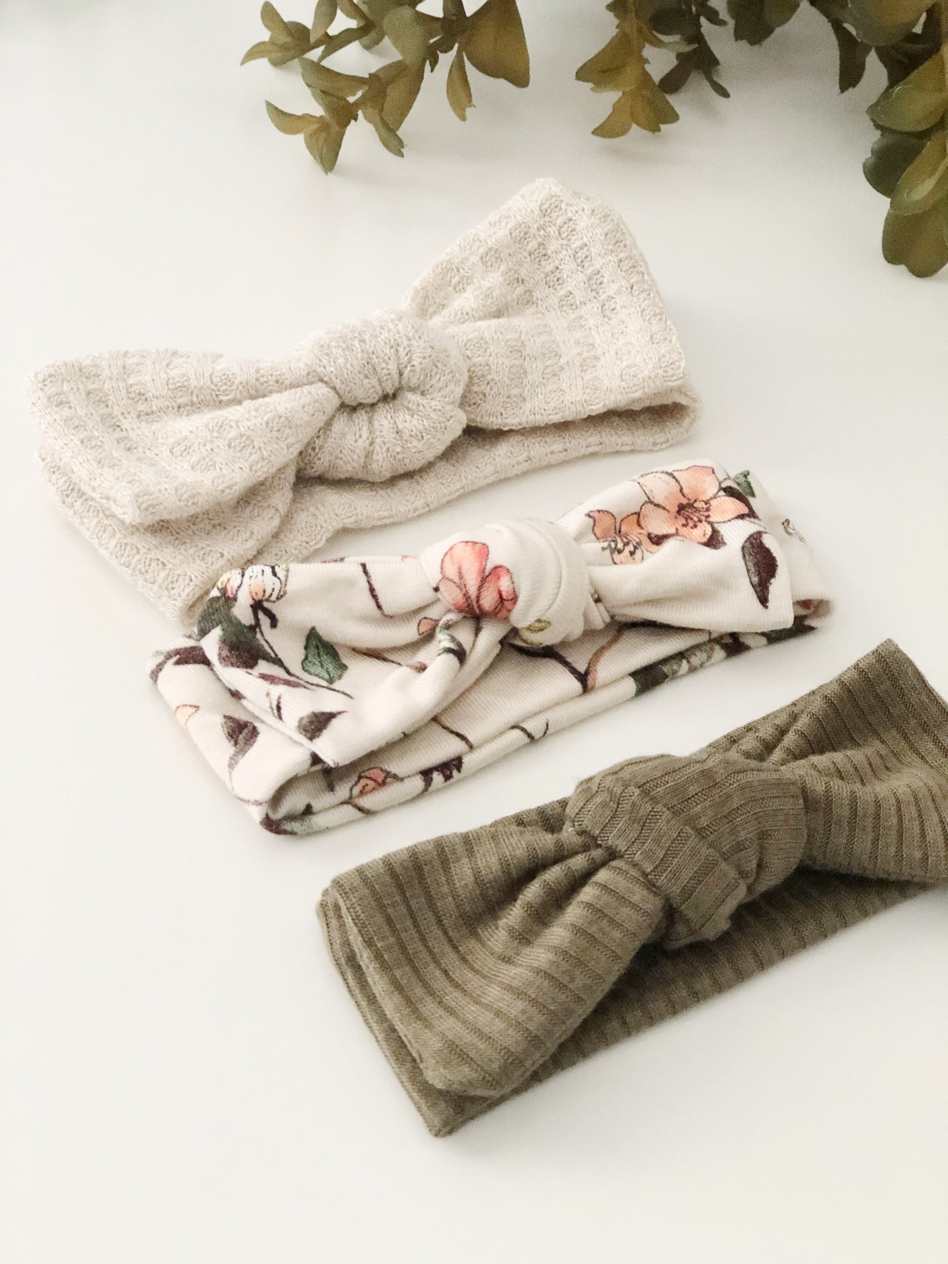 ribbed newborn headbands