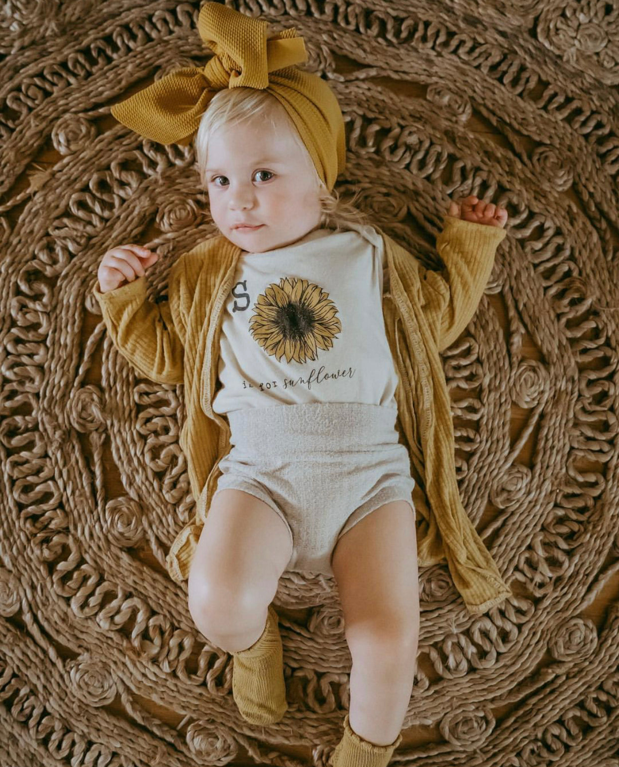 cream waffle baby bummies