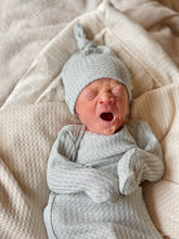 Load image into Gallery viewer, soft preemie boy hospital outfit
