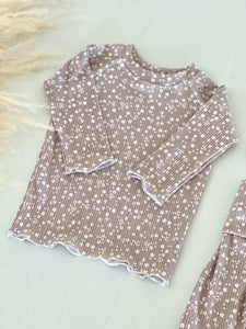 baby girl floral long sleeve shirt
