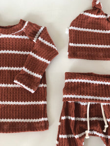 waffle knit baby clothes