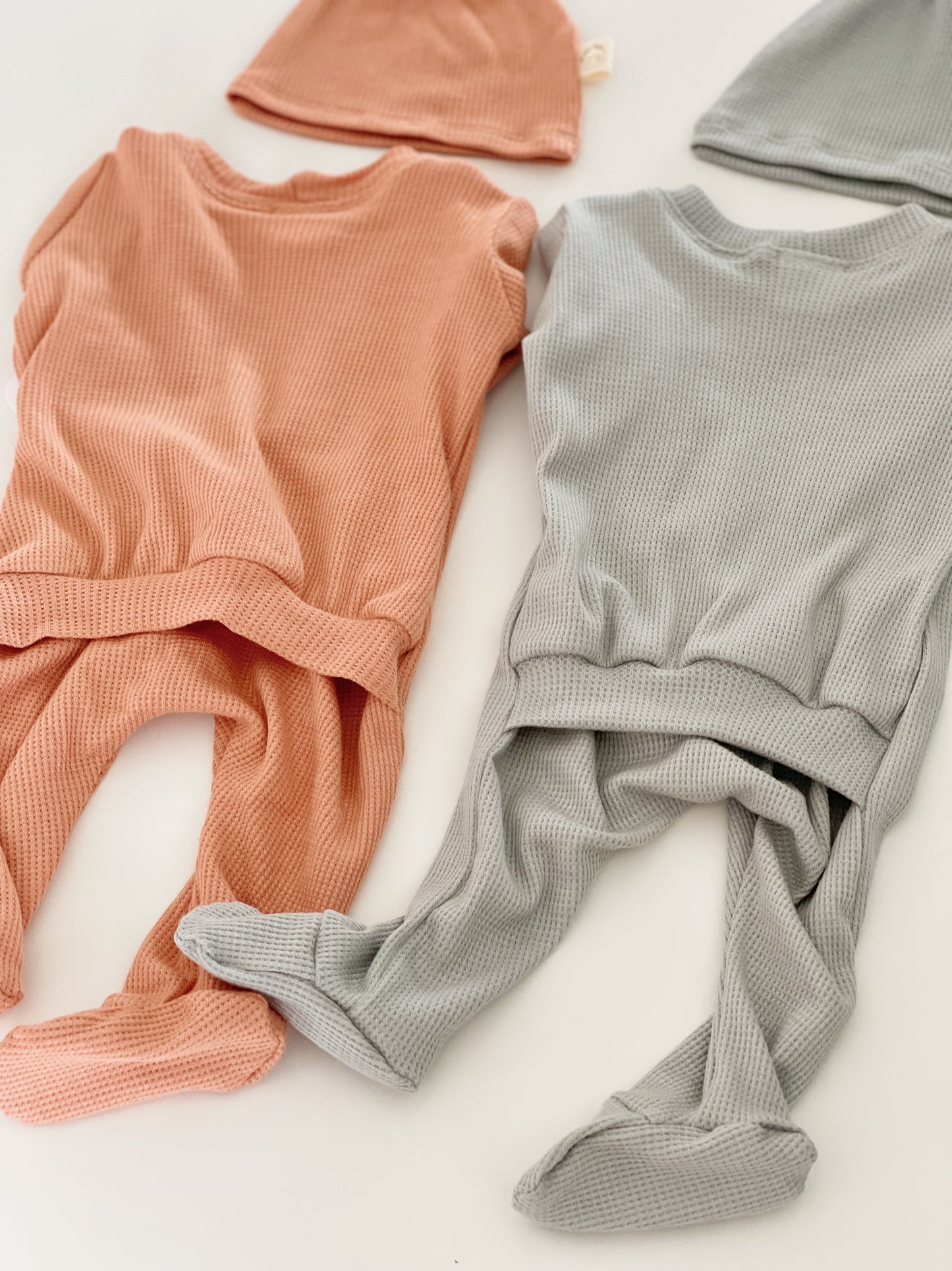 twins boy girl matching footies