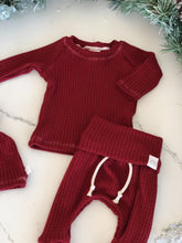 Load image into Gallery viewer, red baby christmas pajamas
