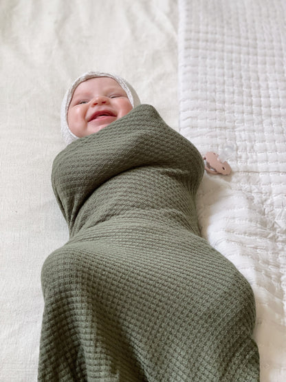 Waffle Swaddle Blankets