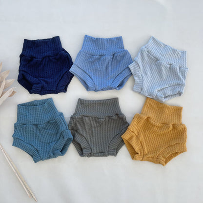 baby boy waffle bloomers