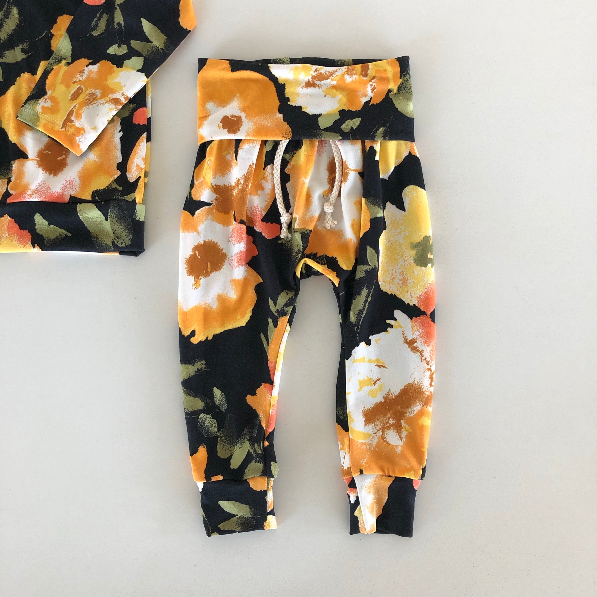 toddler girl floral leggings