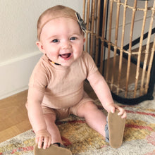 Load image into Gallery viewer, pink baby romper
