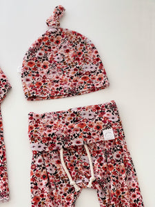 minimalist floral baby girl clothes
