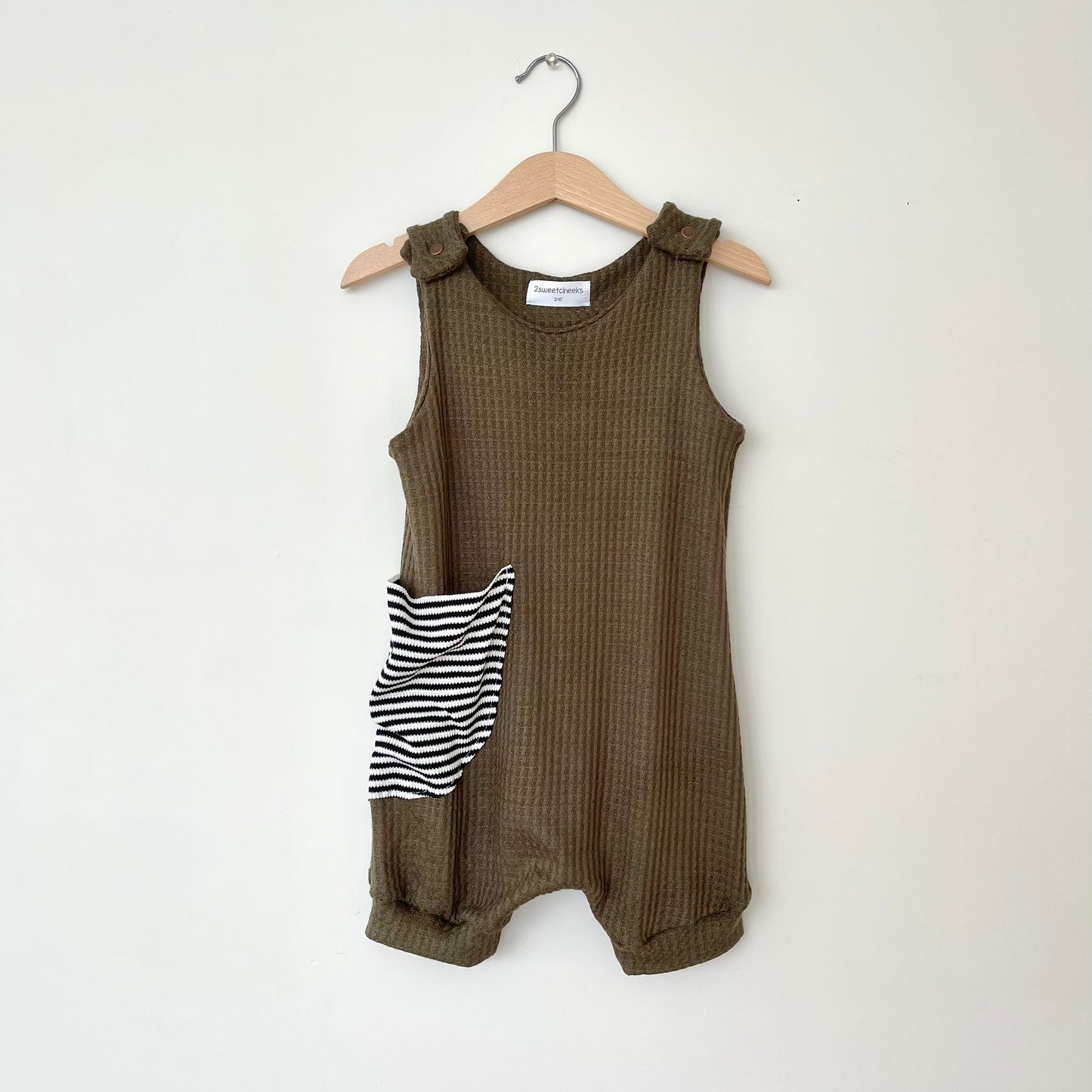 Green Pocket Romper