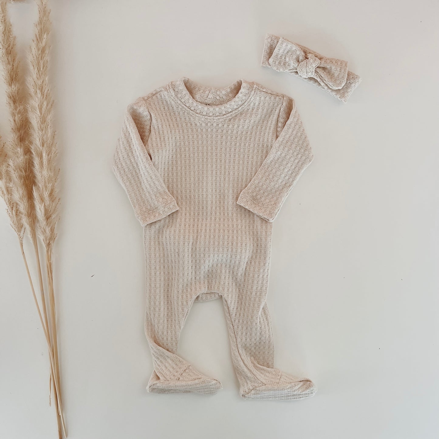 newborn girl footie pajamas soft