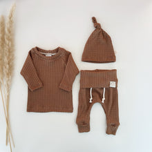 Load image into Gallery viewer, camel color baby boy clothes
