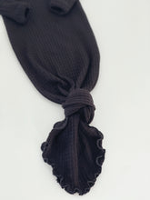 Load image into Gallery viewer, black knotted baby gown
