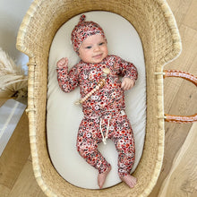 Load image into Gallery viewer, newborn floral coming home outfit
