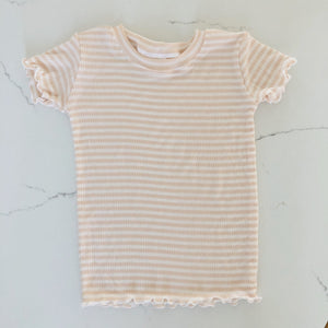 cute baby girl rib knit summer outfit