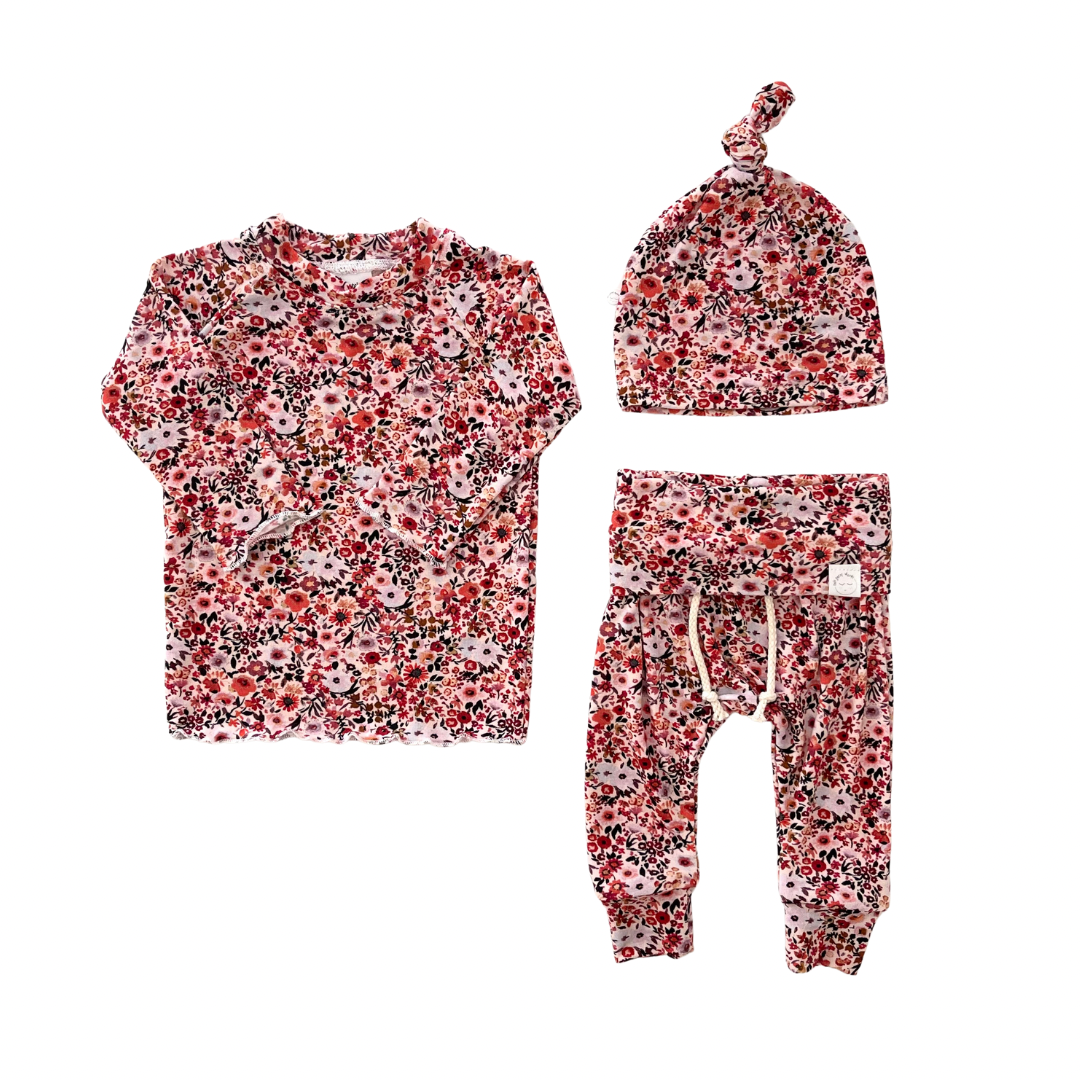 floral girl take home outfit