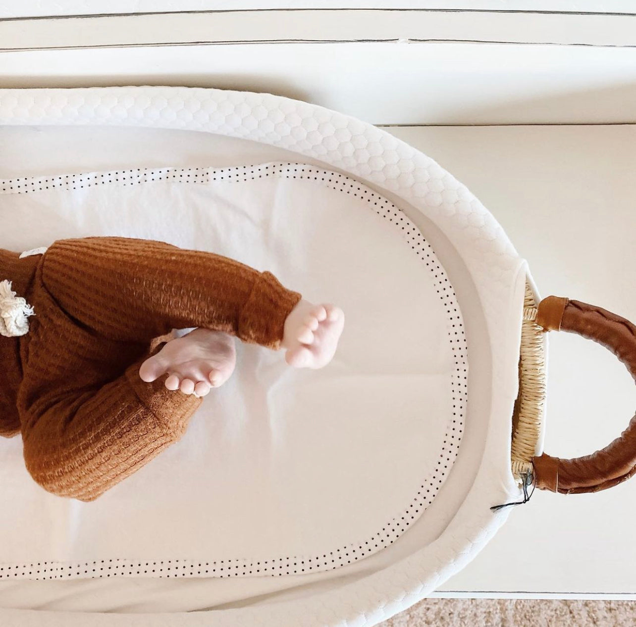 comfy waffle baby leggings