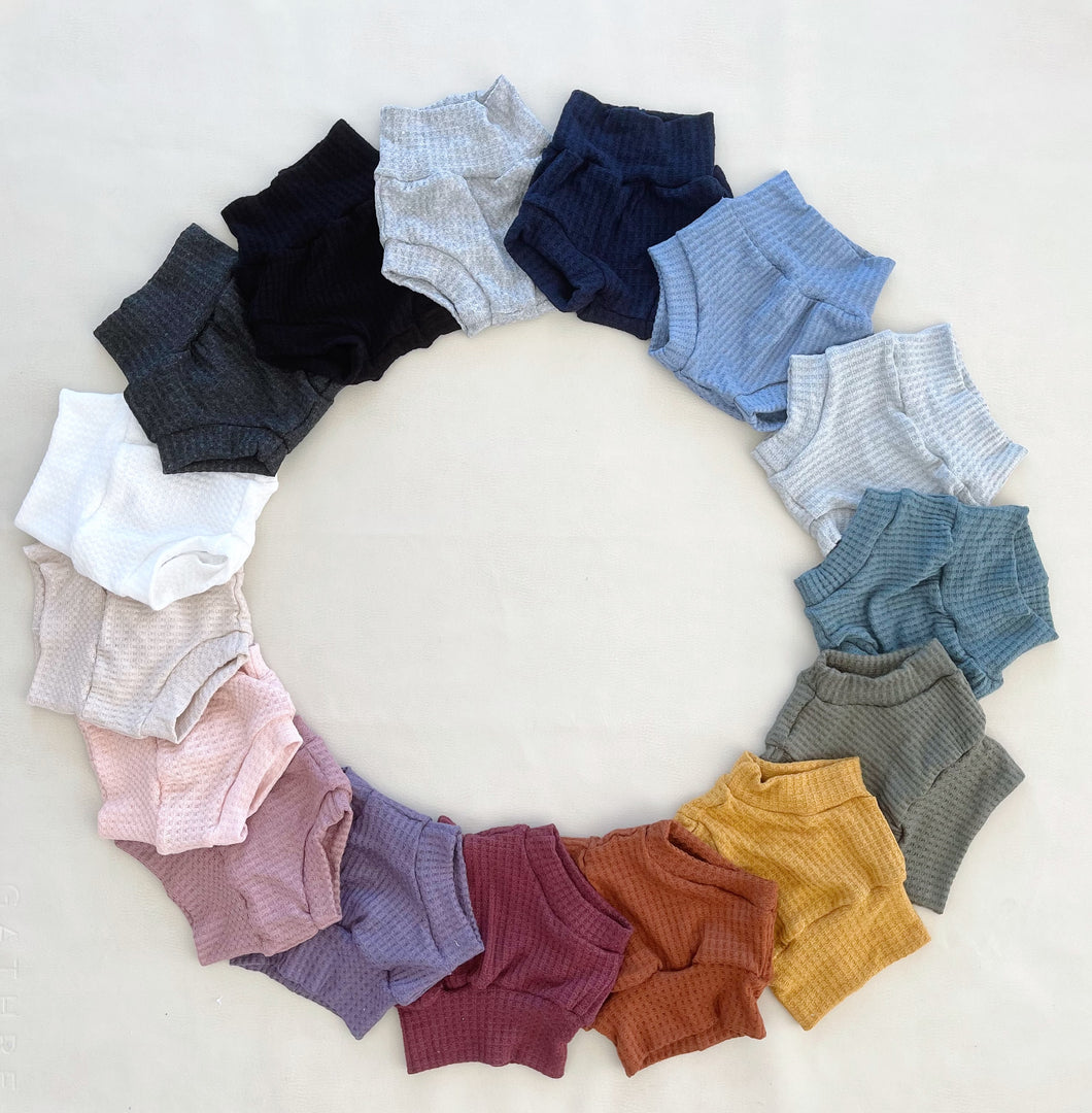 newborn solid color bloomers
