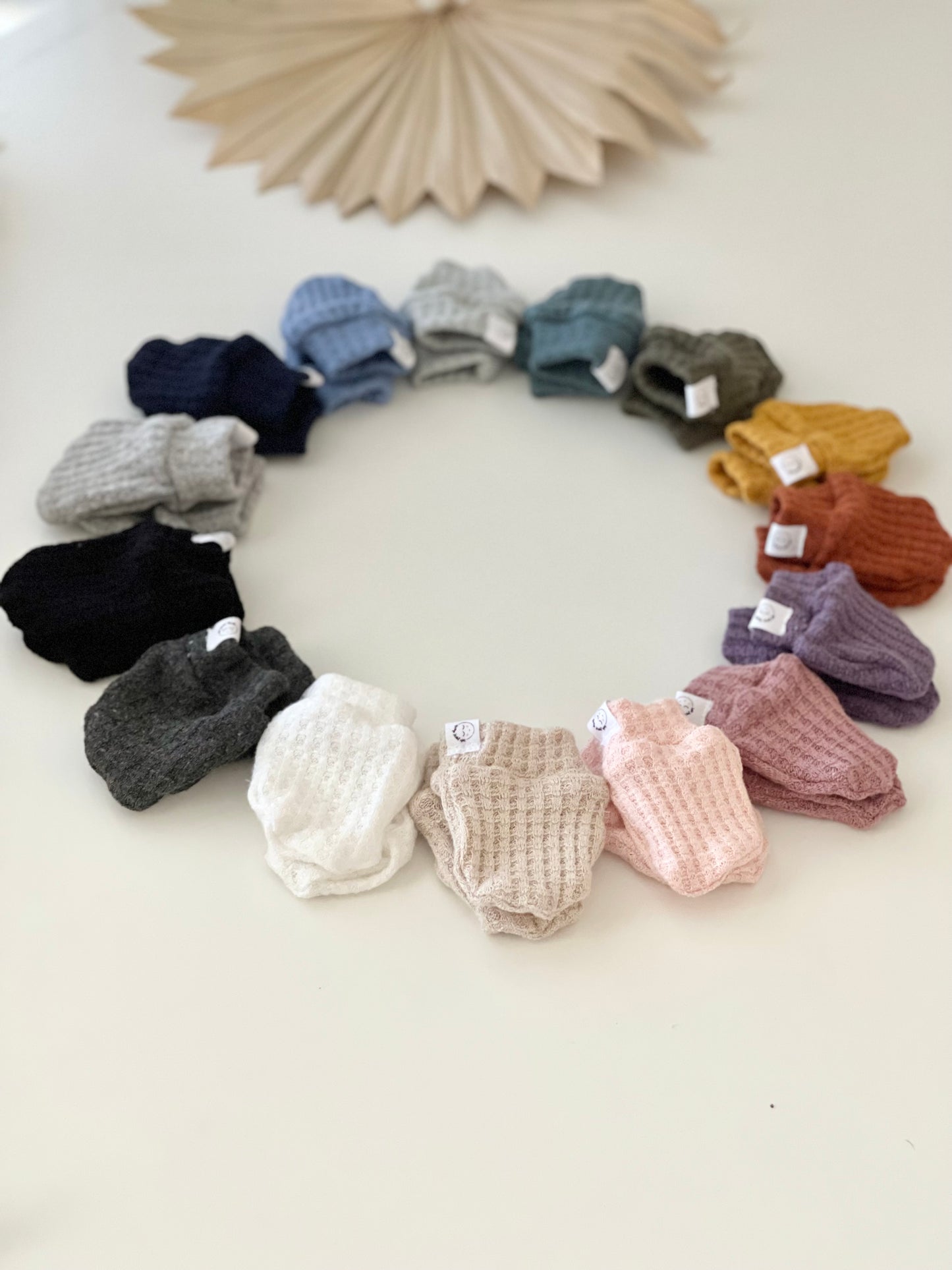 waffle no scratch mitts