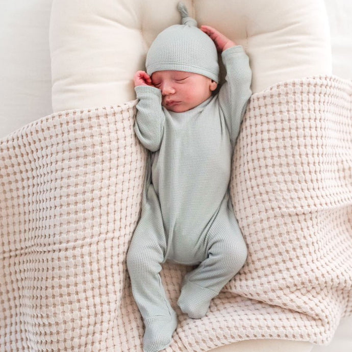 Baby boy thermal coming home outfit