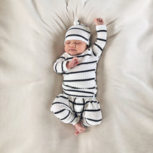 Load image into Gallery viewer, white and black newborn baby clothes
