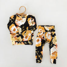 Load image into Gallery viewer, floral fall toddler girl clothes

