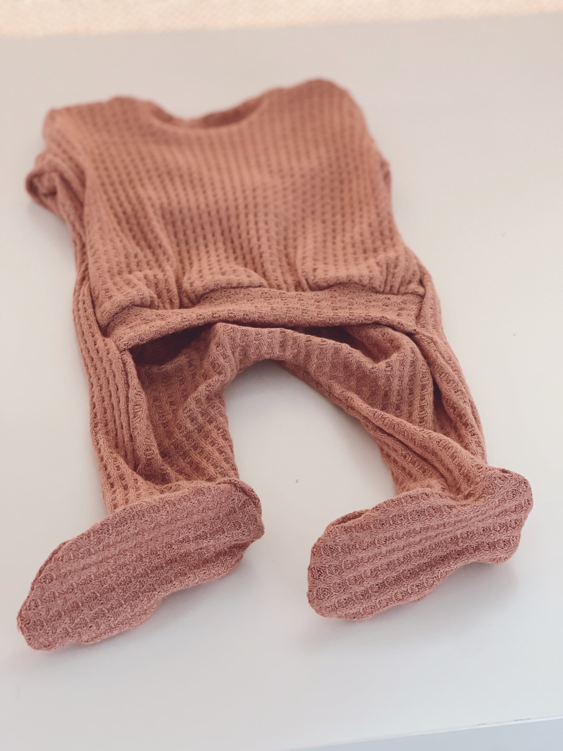 Newborn baby girl footie onesie, soft and comfy breathable infant girl clothing.