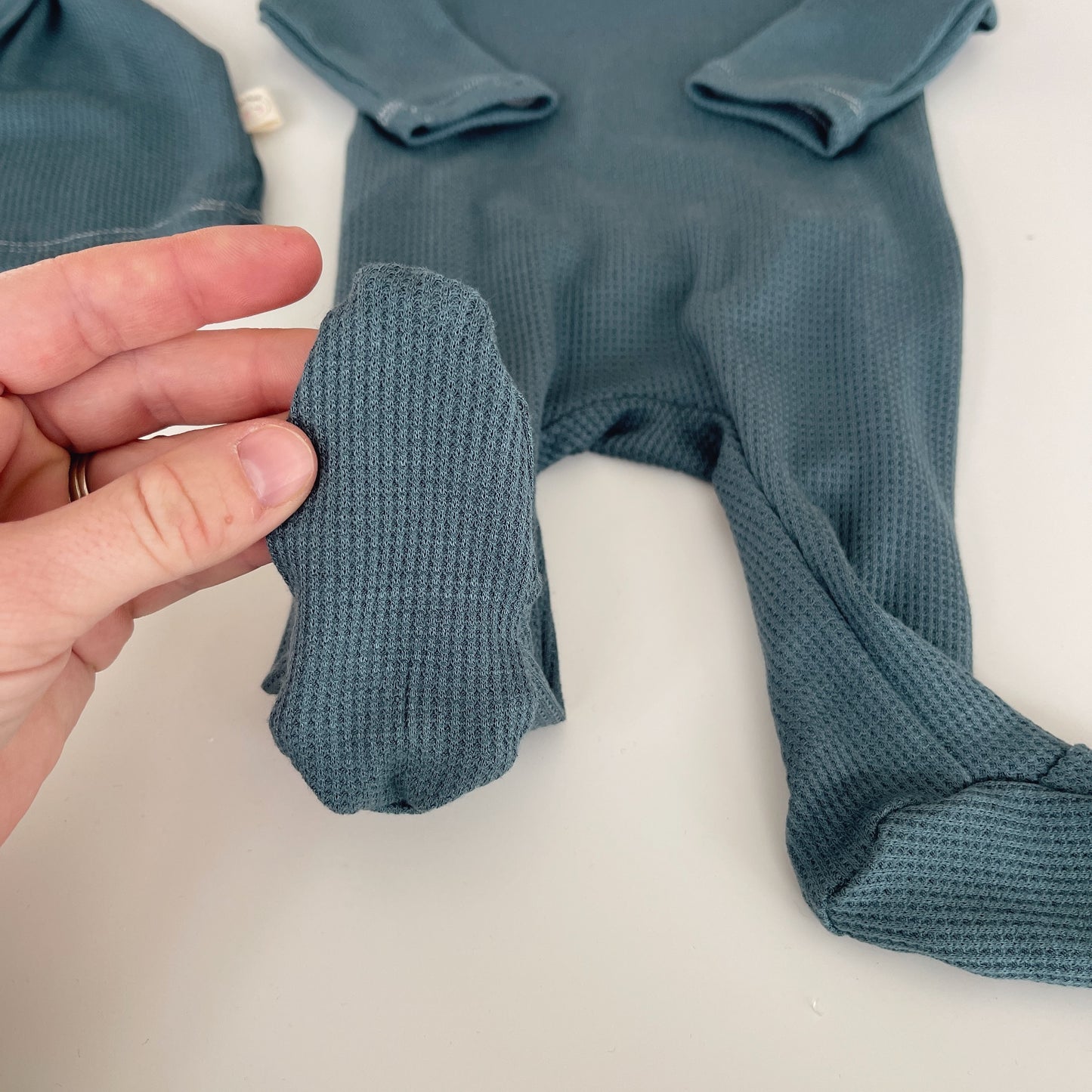 soft baby boy one piece footie