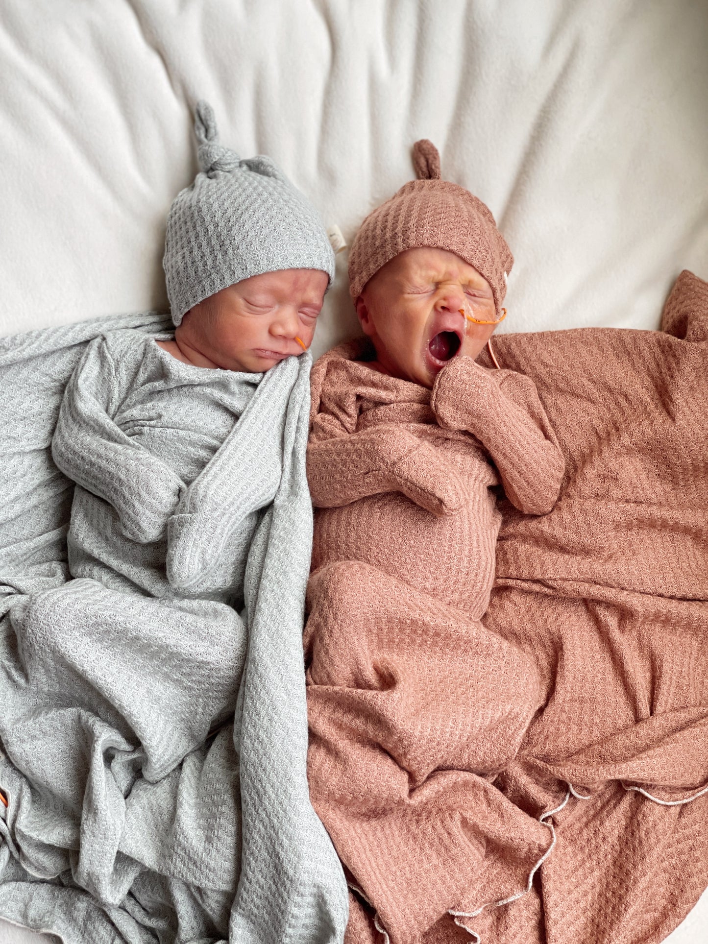 Mint Waffle Knot Gown