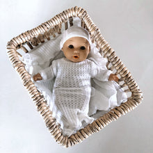 Load image into Gallery viewer, white stillborn baby gown
