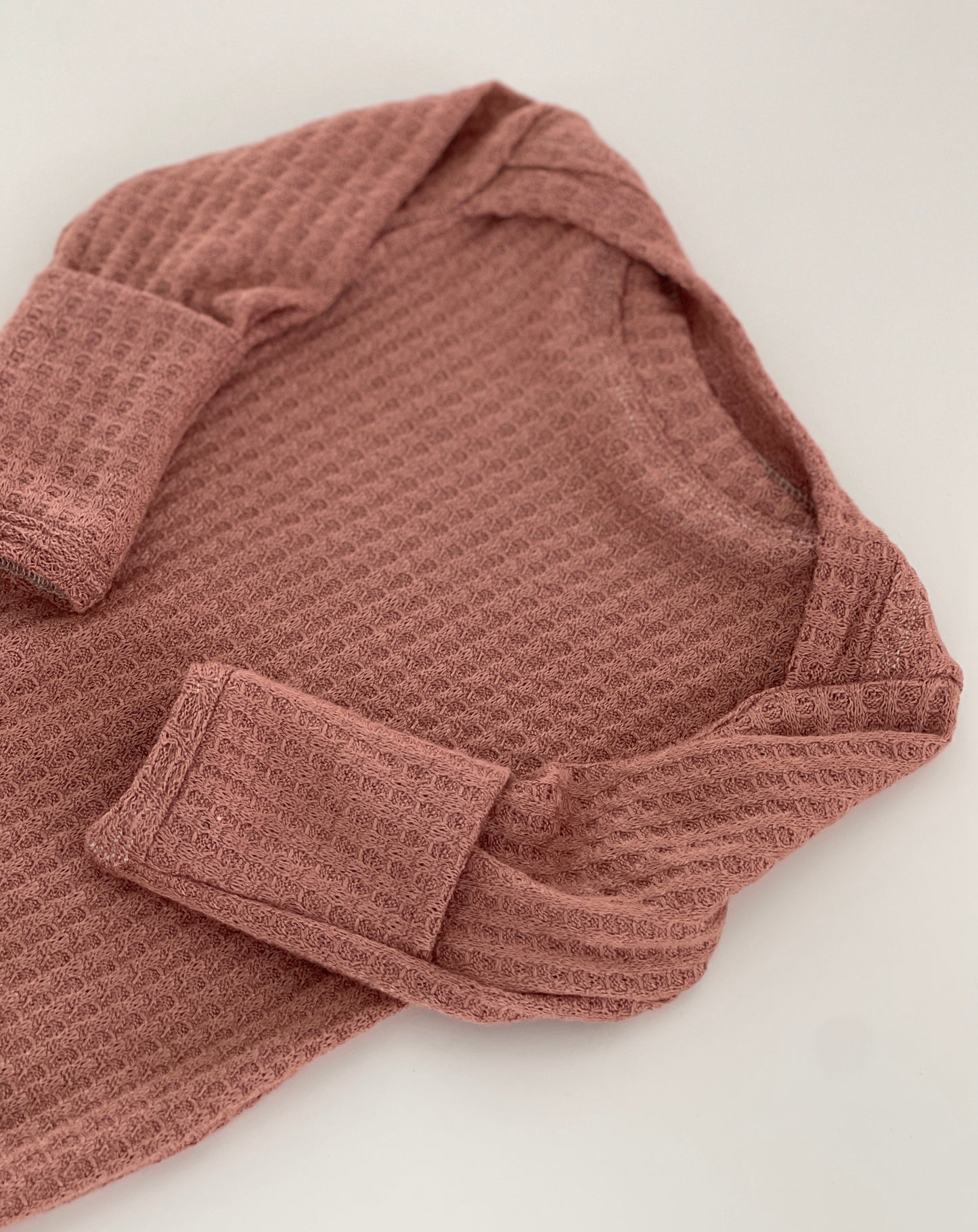 mauve baby girl knot gown