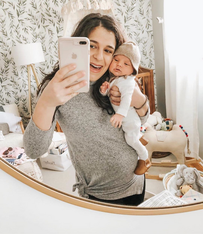 Minimalist white newborn baby clothes