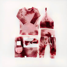 Load image into Gallery viewer, Pink Tie Dye Waffle Set
