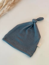 Load image into Gallery viewer, baby boy teal waffle hat
